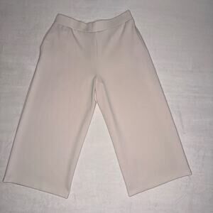 Cream White Wide Leg Alfani L Capri